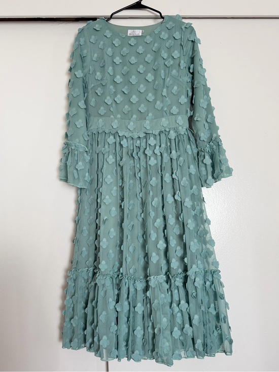 Dainty Jewells Dresses & Skirts - Dainty Jewells Mint Green Textured Midi Dress
